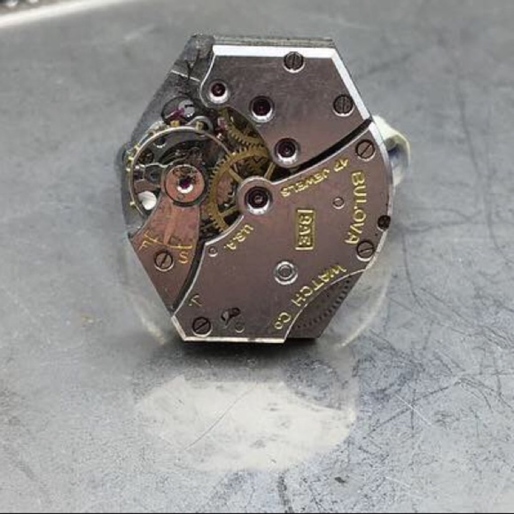 BULOVA Ring: VTG, adjustable, chic steampunk NWT